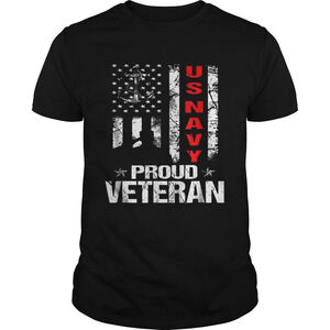 Proud Veteran Us Navy Patriotic Shirt